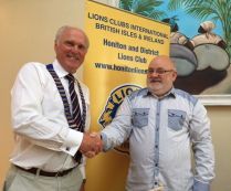 Handover from Lion Brian to Lions Steve